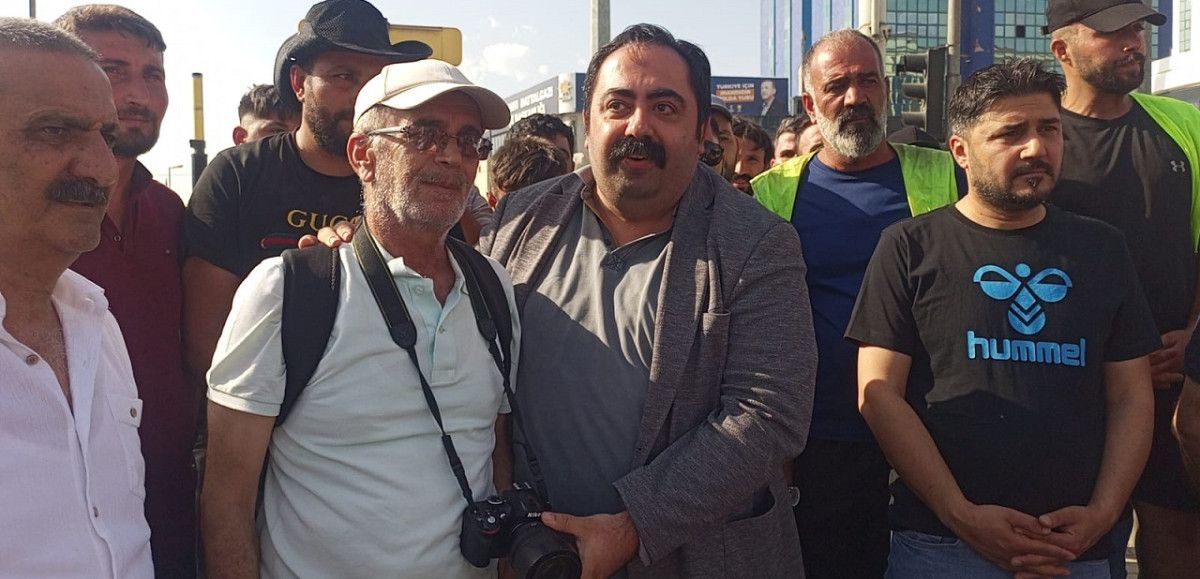 Paralarını Alamayan İşçiler Eylem Yaptı