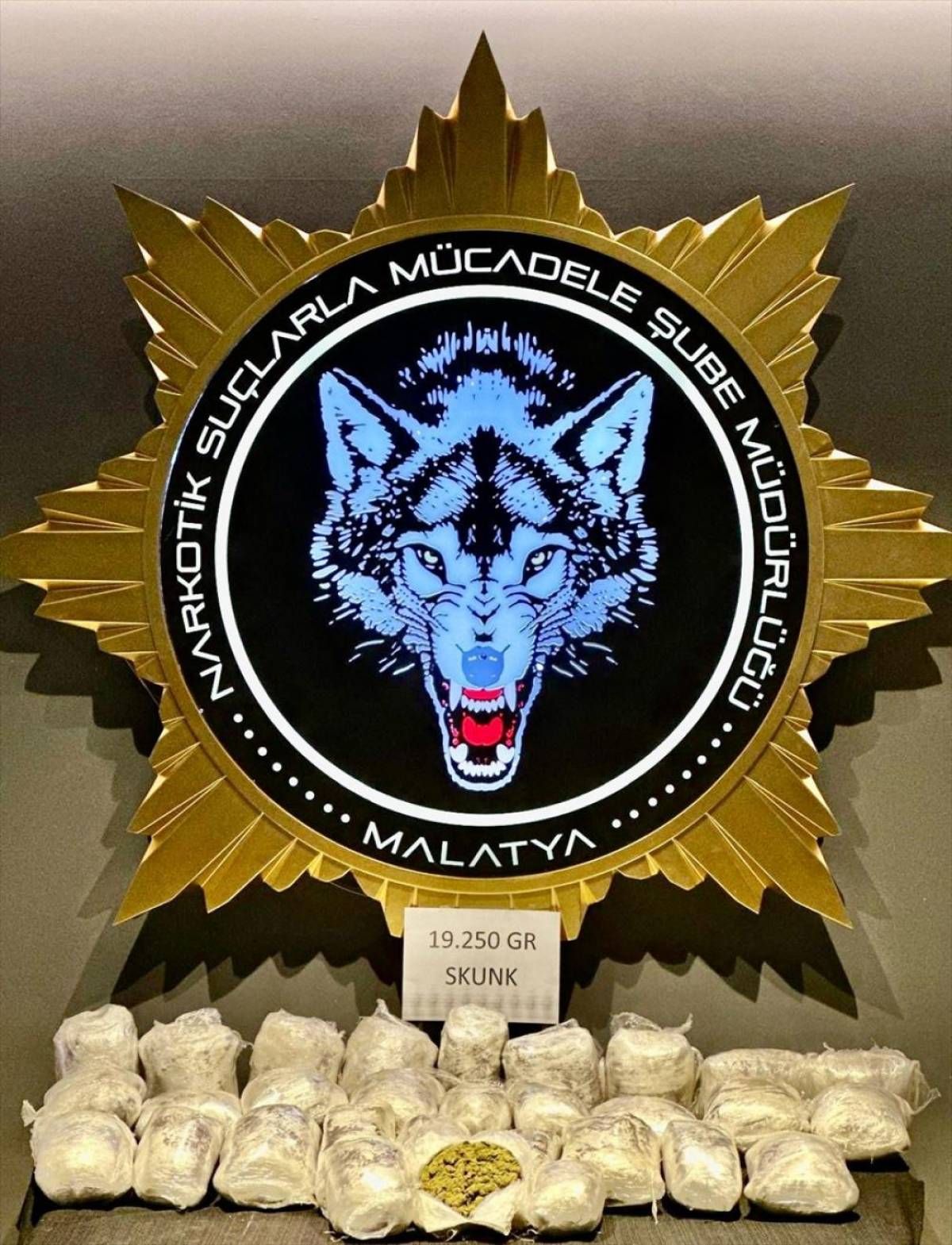 Malatya'da 19 kilo 250 gram uyuşturucu ele geçirildi