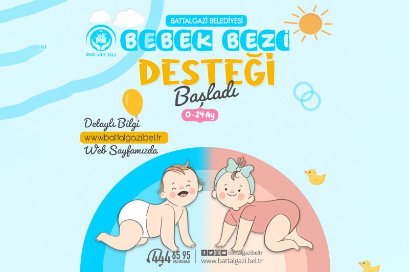 Ailelere bebek bezi yardımı