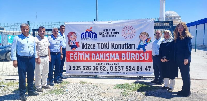 İkizce deprem konutları alanında "Eğitim Danışma Bürosu" açıldı