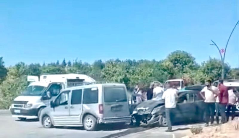 Malatya’da 4 aracın karıştığı kazada 9 kişi yaralandı