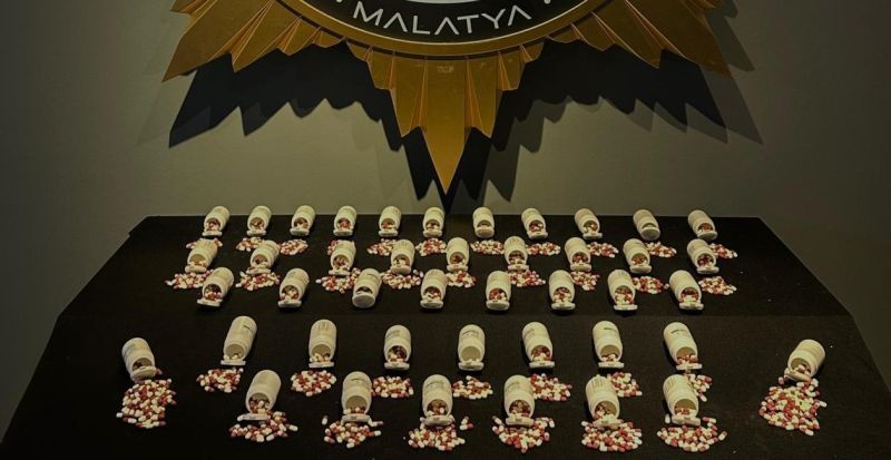 Malatya’da uyuşturucu operasyonu: 5 gözaltı