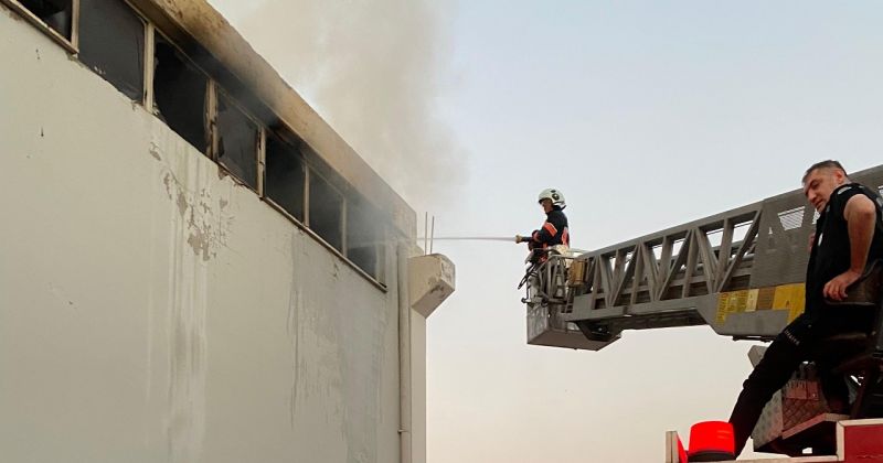 Malatya’da tütün fabrikasında yangın