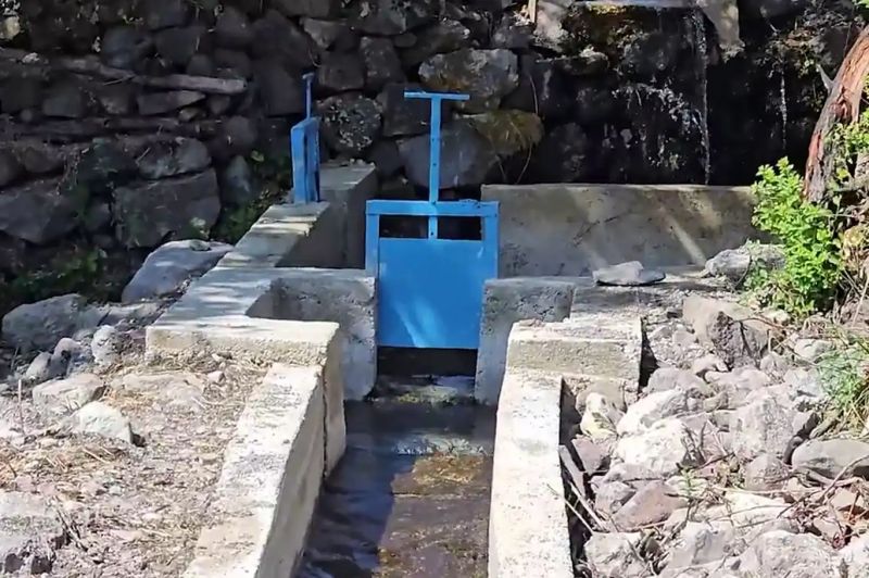 Malatya'da 2 bin 500 metrelik modern sulama kanalı hizmete girdi