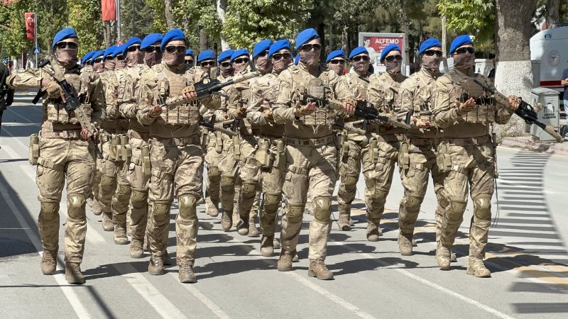 Malatya’da 30 Ağustos Zafer Bayramı provası yapıldı