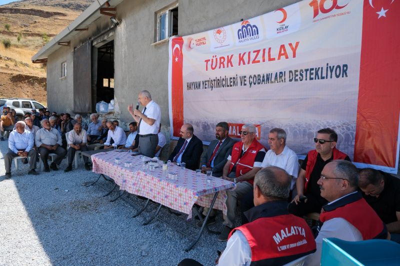 Türk Kızılay’dan Doğanşehir’de Çoban Ve Yetiştiricilere Destek
