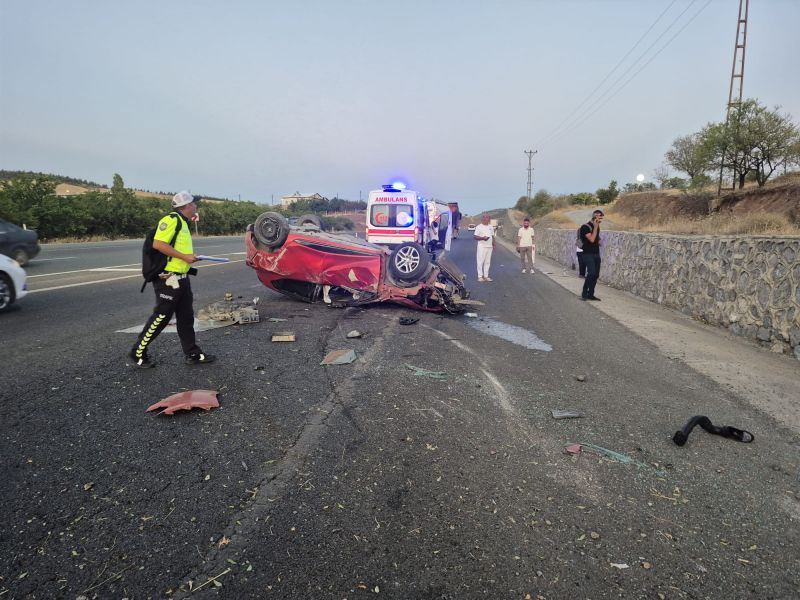 Malatya-Elazığ yolunda tek araçlı kaza: sürücü yaralandı