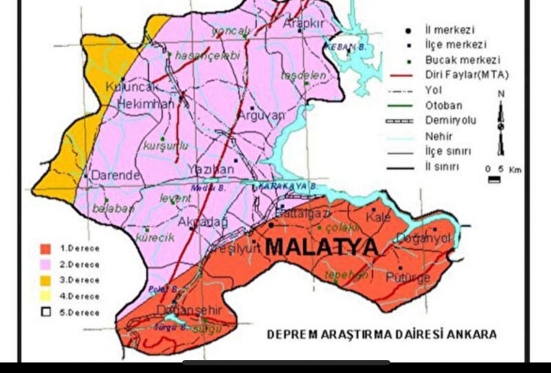 Malatya 2025’te Türkiye’de en fazla deprem yaşanan iller arasında