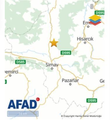 Kütahya Simav’da 5,4 Büyüklüğünde Deprem Meydana Geldi