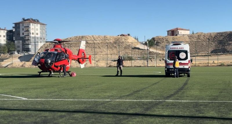 Darende’de Helikopterle Acil Müdahale 3 Can Kurtardı