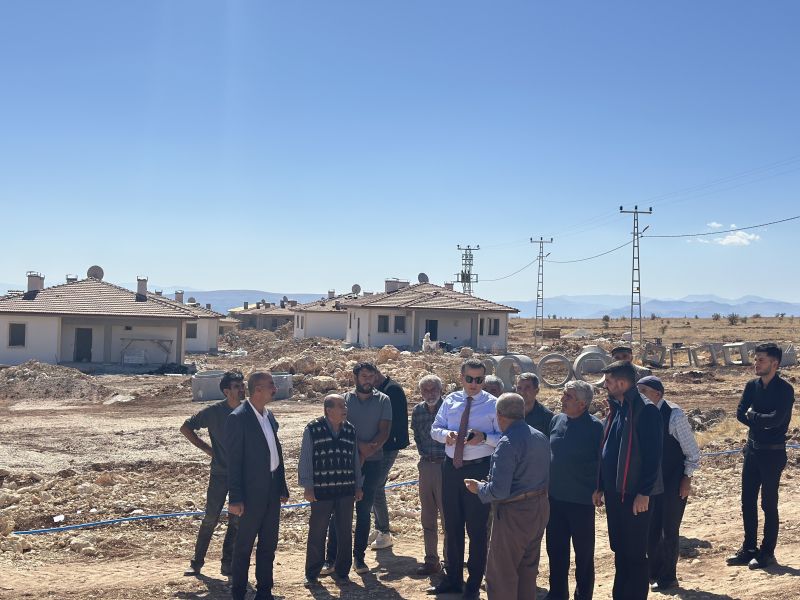 Kaymakam Osman Kurt, Tahtalı Mahallesinde Kırsal Konutları İnceledi