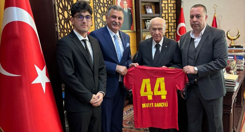 Yeni Malatyaspor Başkanı Aydın İşkur’dan Devlet Bahçeli’ye Ziyaret