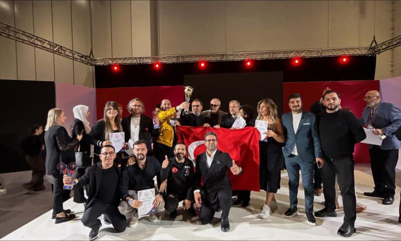 Kuaförler Milli Takımı İngiltere'de Dünya Kupasında 3'üncü Oldu