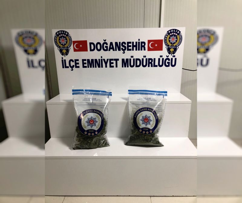 Doğanşehir’de Uyuşturucu Operasyonu: 752 Gram Esrar Ele Geçirildi