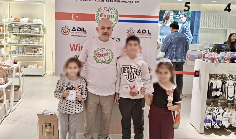 Hollanda İHH ve Adil Paylaşım Derneği’nden Malatya’da 150 Yetim Çocuğa Giyim Desteği