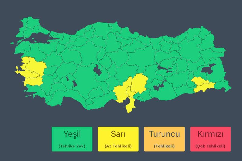 İçişleri Bakanlığı’ndan Uyarı: Kuvvetli Sağanak ve Sel Riskine Dikkat