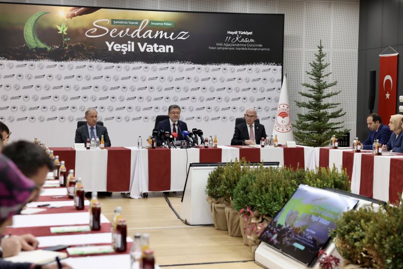 Yeşil Vatan Seferberliğiyle 550 Milyon Fidan Toprakla Buluşacak