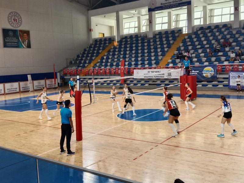 Voleybol Kadınlar Liginde, Malatya Nicer Hotel  Set Vermeden Kazandı