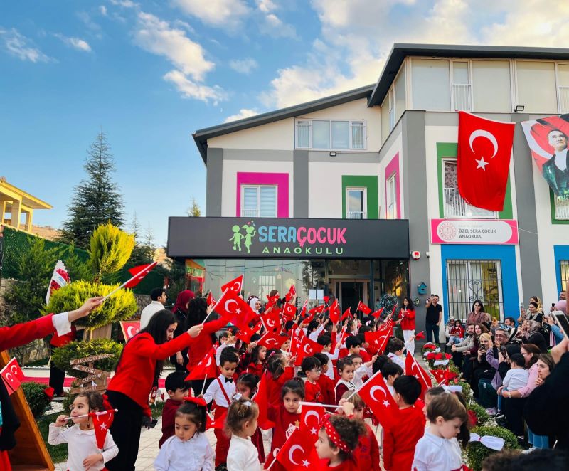 Malatya’da Sera Çocuk Anaokulu’ndan Cumhuriyet’in 102. Yılına Anlamlı Kutlama ve Kermes