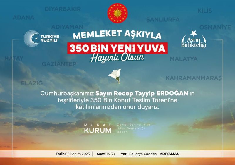 350 Bininci Konut 15 Kasım’da Teslim Edilecek