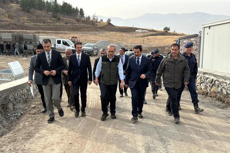 Vali Yavuz, Battalgazi Belediyesi'nin yeni hayvan barınağı projesini inceledi