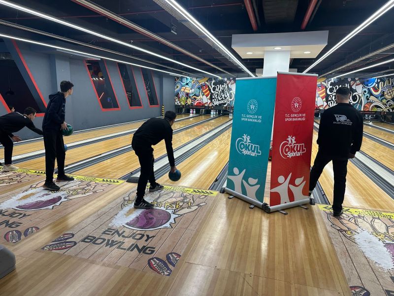 Okul Sporları Bowling Liseler İl Birinciliğine Yoğun İlgi