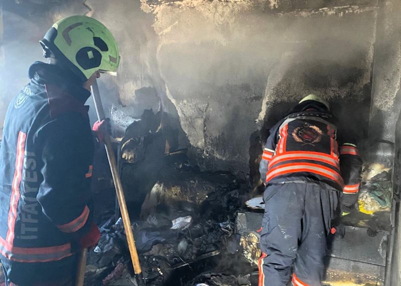 Battalgazi’de Ev Yangını: Ev Kullanılamaz Hale Geldi