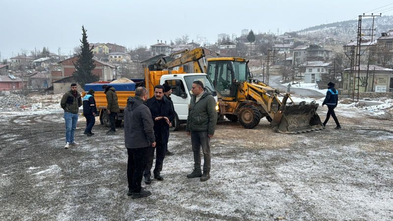 Battalgazi’de Kar Mesaisi