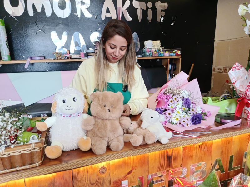 Darende’de Çiçekçilerde 14 Şubat Telaşı