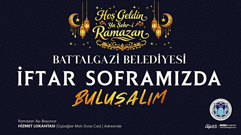 Battalgazi Belediyesi’nden Ramazanda İftar Hizmeti