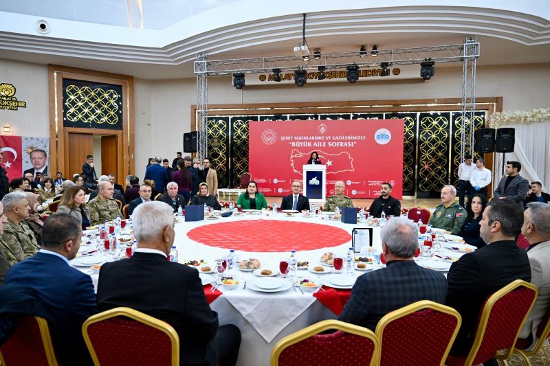 Malatya’da Şehit Aileleri ve Gaziler Onuruna İftar Programı Düzenlendi