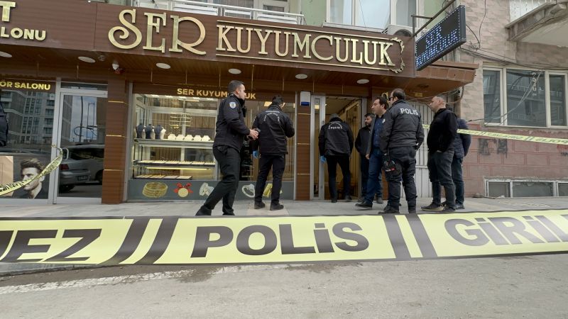 Malatya’da Kuyumcuda Silahlı Soygun Girişimi