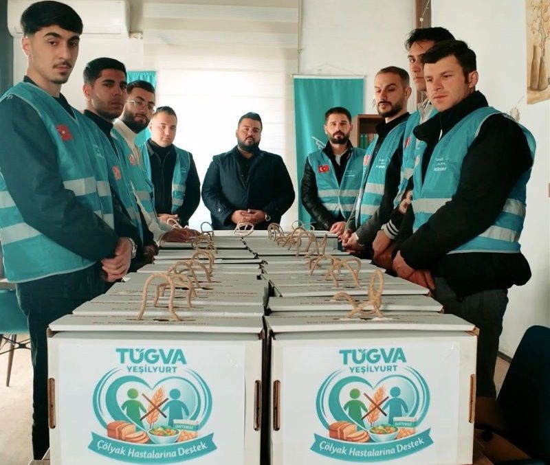TÜGVA Yeşilyurt’tan Çölyak Hastalarına 250 Yardım Kolisi