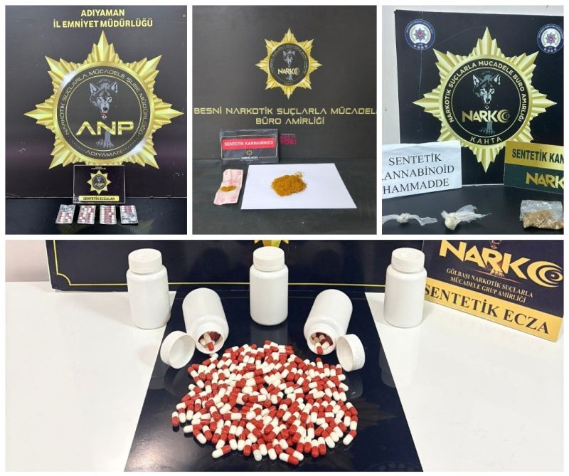 Adıyaman’da 71 Aranan Şahıs Yakalandı, Uyuşturucu Operasyonları Sürüyor