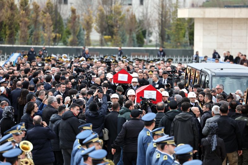 Ankara’da Hüzünlü Veda: Katar’da Şehit Olan İki İsim Son Yolculuğuna Uğurlandı