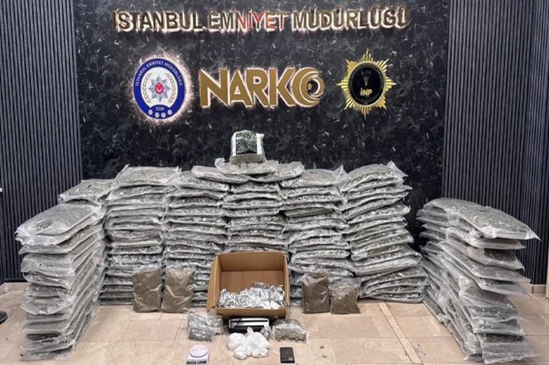 İstanbul’da Uyuşturucu Operasyonu: 176 Kilogram Madde Ele Geçirildi