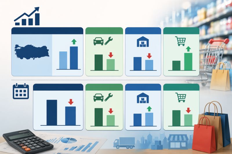 Ticaret Satış Hacmi Şubatta Yıllık Yüzde 4 Arttı