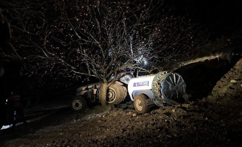 Kayısı Bahçesinde Traktör Kazası: 1 Ölü