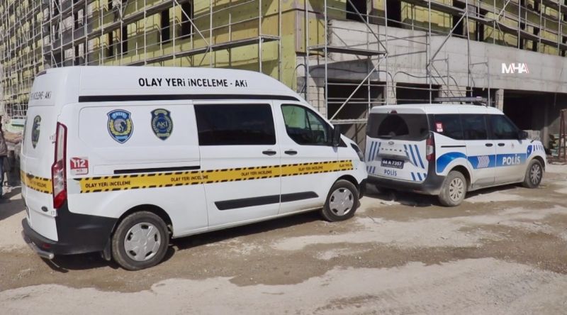 Malatya’da Şantiyede Düşen İşçi Hayatını Kaybetti