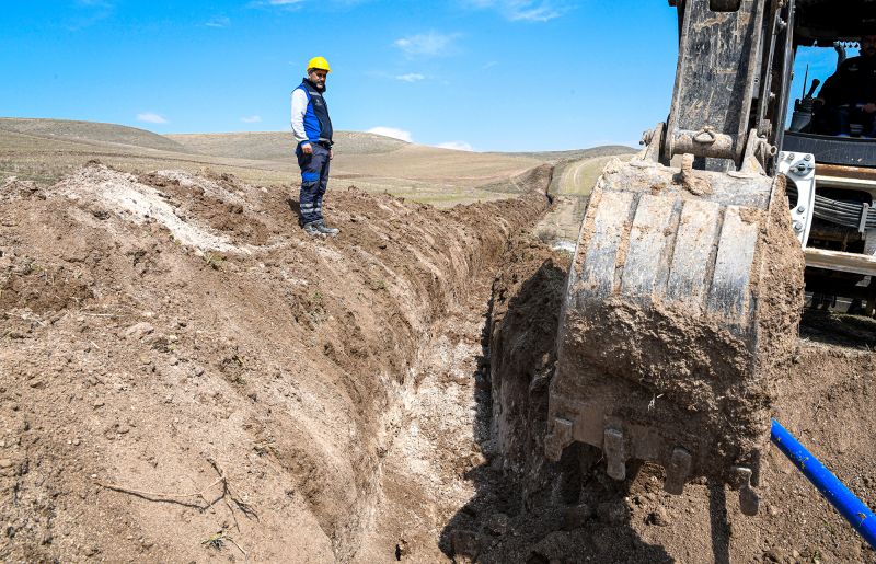Arguvan Gümüşlü’ye 1.500 Metrelik İçme Suyu Hattı