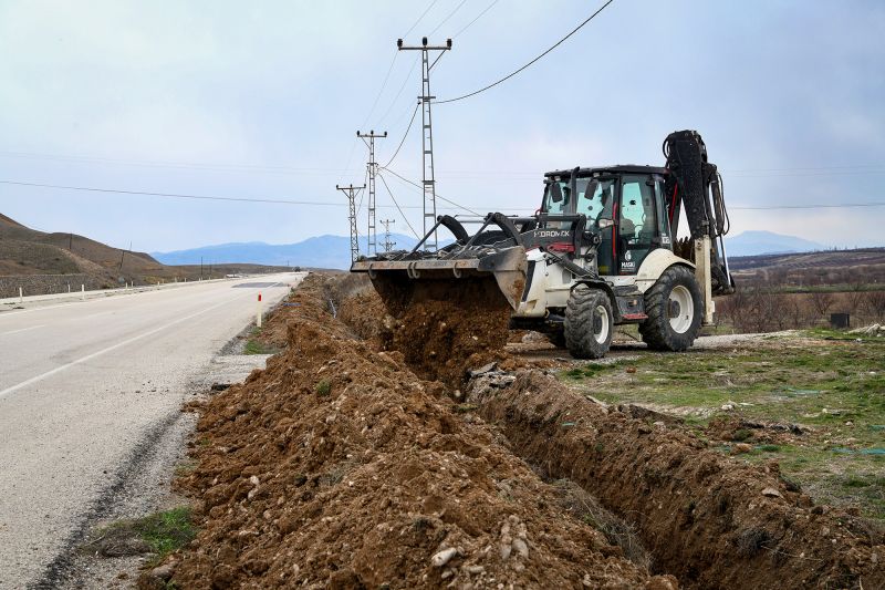 Yazıhan Boyaca ve Cendere Mahalleleri İçme Suyu Hattı Yenilendi