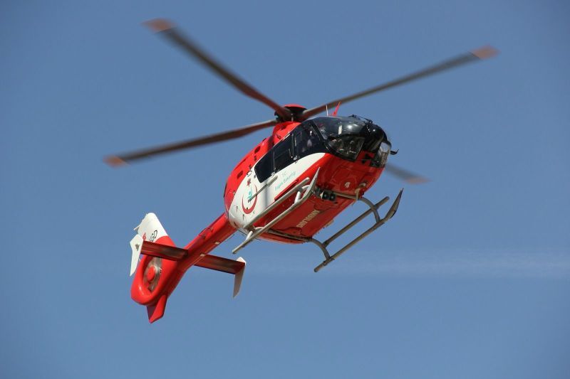 76 Yaşındaki Hasta Ambulans Helikopterle Malatya’ya Sevk Edildi