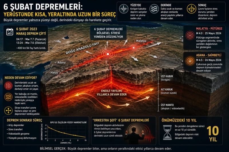Deprem Uzmanından dikkat çeken açıklama: “6 Şubat deprem çifti hala yeraltında canlı”