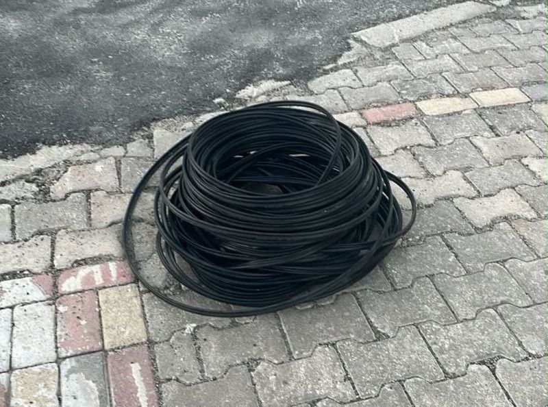 Jandarma Devriyesi Kablo Hırsızlığını Ortaya Çıkardı