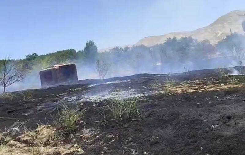 Darende’de Çıkan Yangın Hasara Yol Açtı