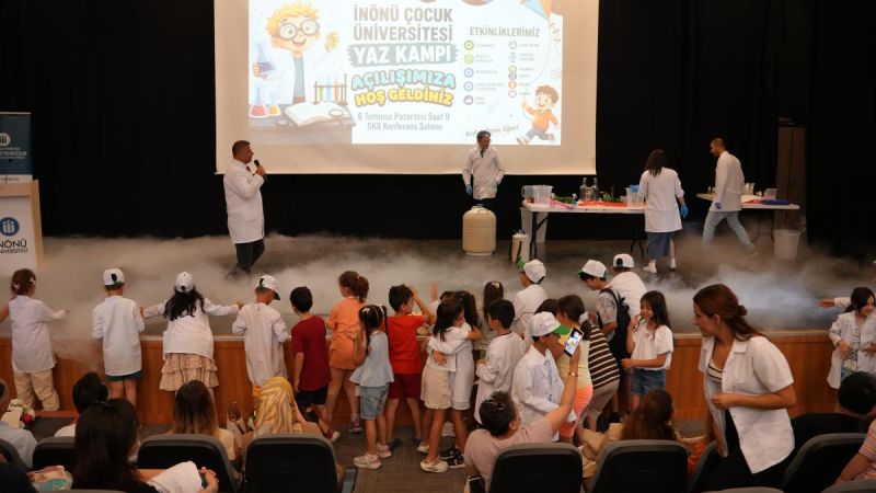 İnönü Üniversitesi’nde Bilim Yaz Kampı Başladı: Çocuklar Eğlenerek Keşfedecek
