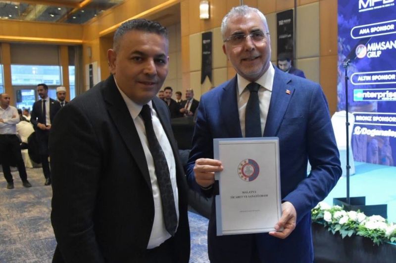 MTSO Başkanı Sadıkoğlu'ndan Bakan Işıkhan'a Talep Dosyası