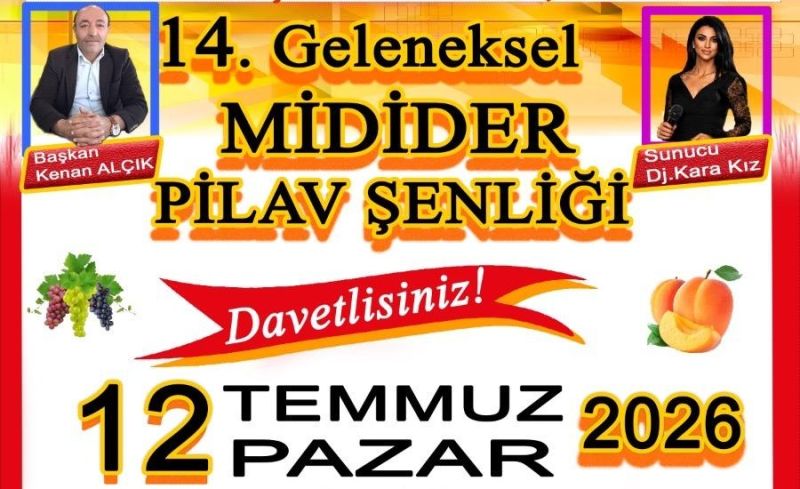 Darendeliler 14. Geleneksel MİDİDER Pilav Şenliği'nde Buluşuyor: