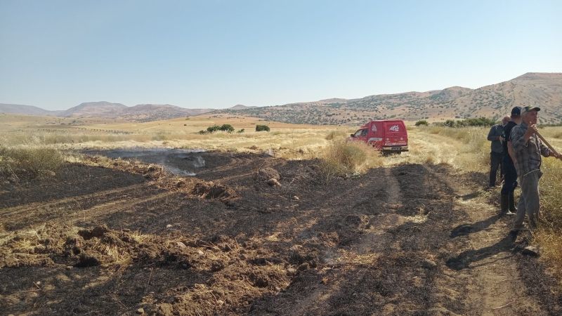 Arguvan’da Geniş Alanda Ekin Yangını