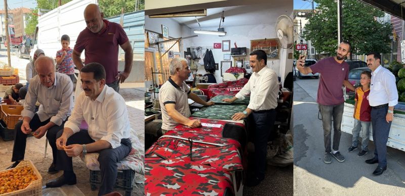 Başkan Taşkın, Hidayet Mahallesi’nde Esnaf ve Vatandaşlarla Buluştu